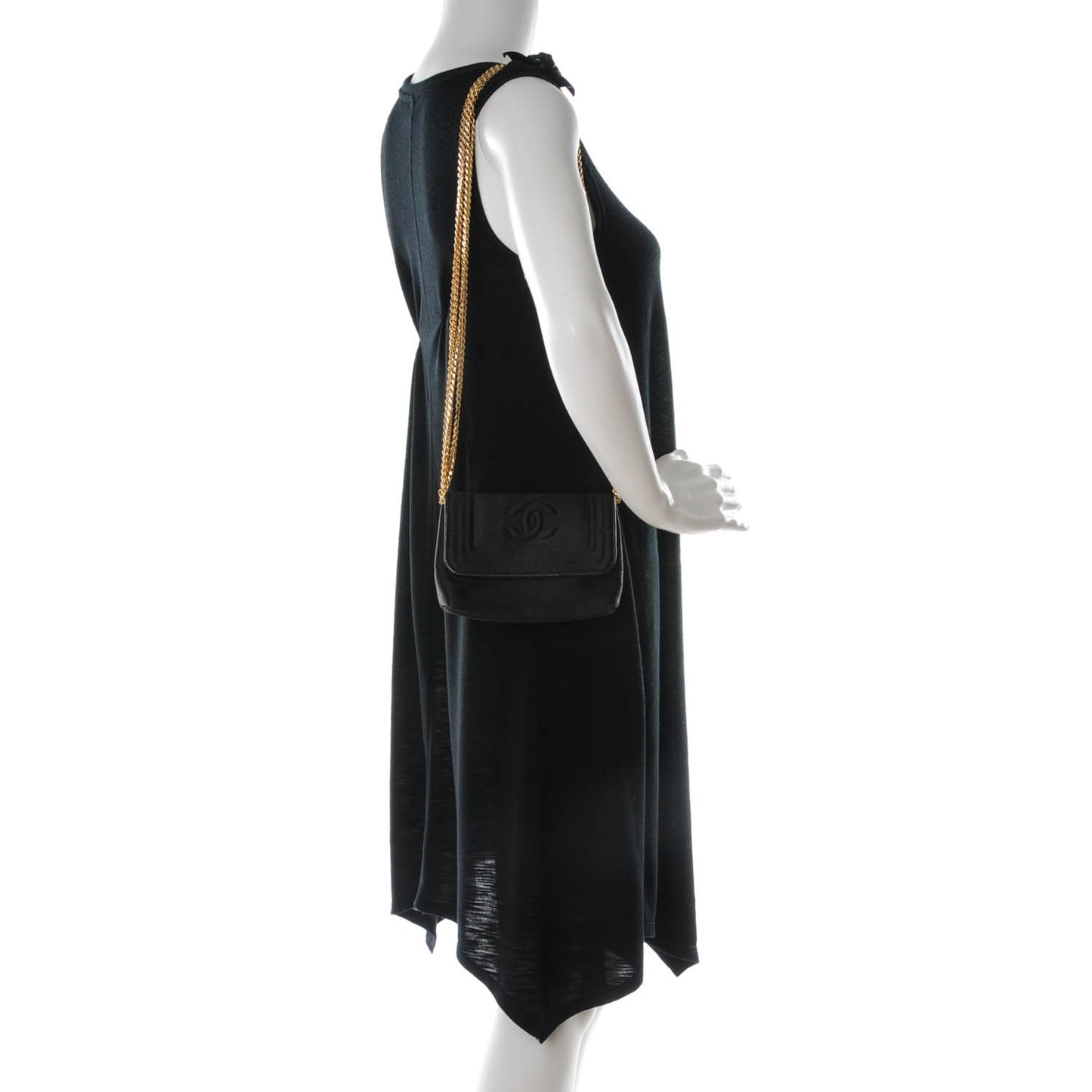 Nylon Timeless CC Mini Flap Black
