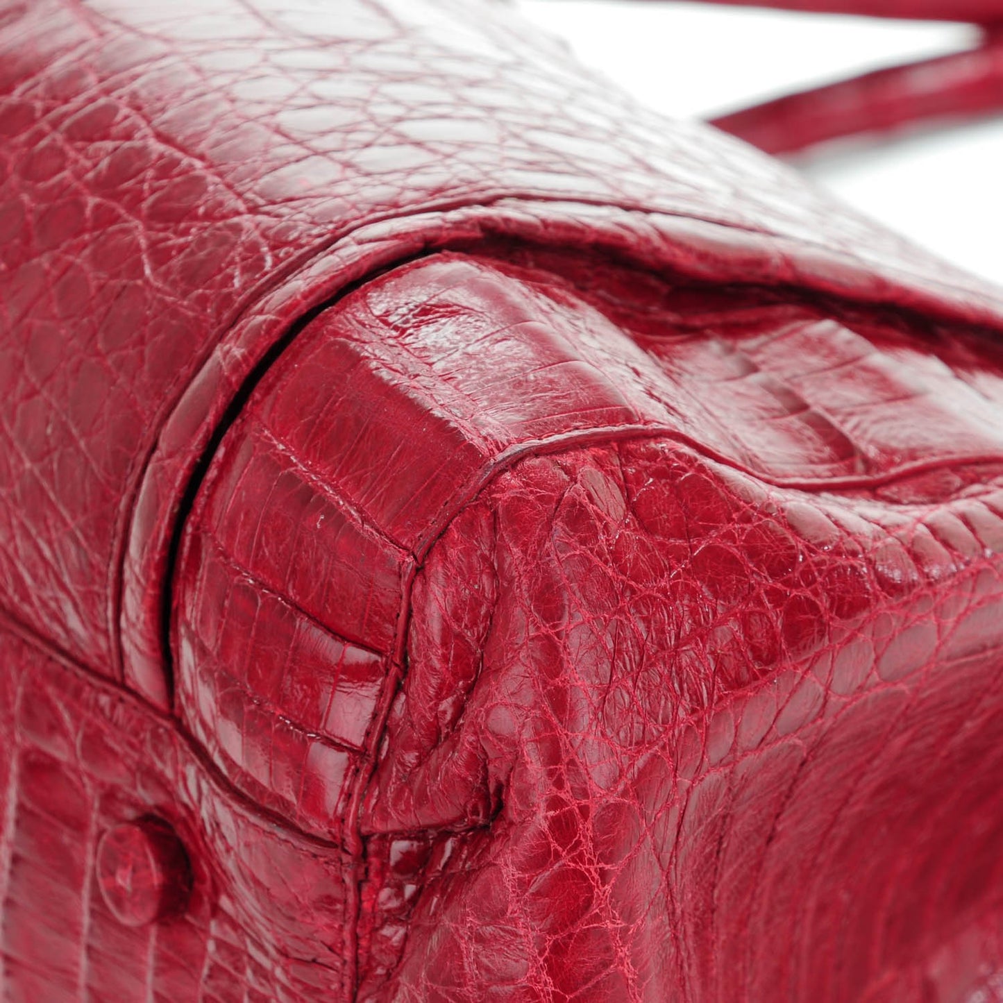 Crocodile Large Linda Tote Tote Red