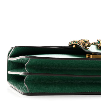 Gucci Pebbled Calfskin Small Dionysus Shoulder Bag Emerald 9 of 11