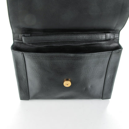 Lanvin Calfskin Miss Sartorial Envelope Clutch Black 6 of 8