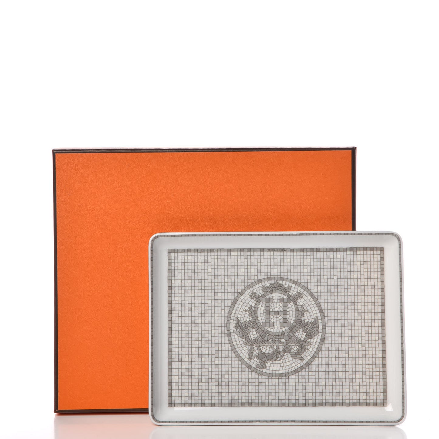 Porcelain Mosaique Au 24 Sushi Plate Platine