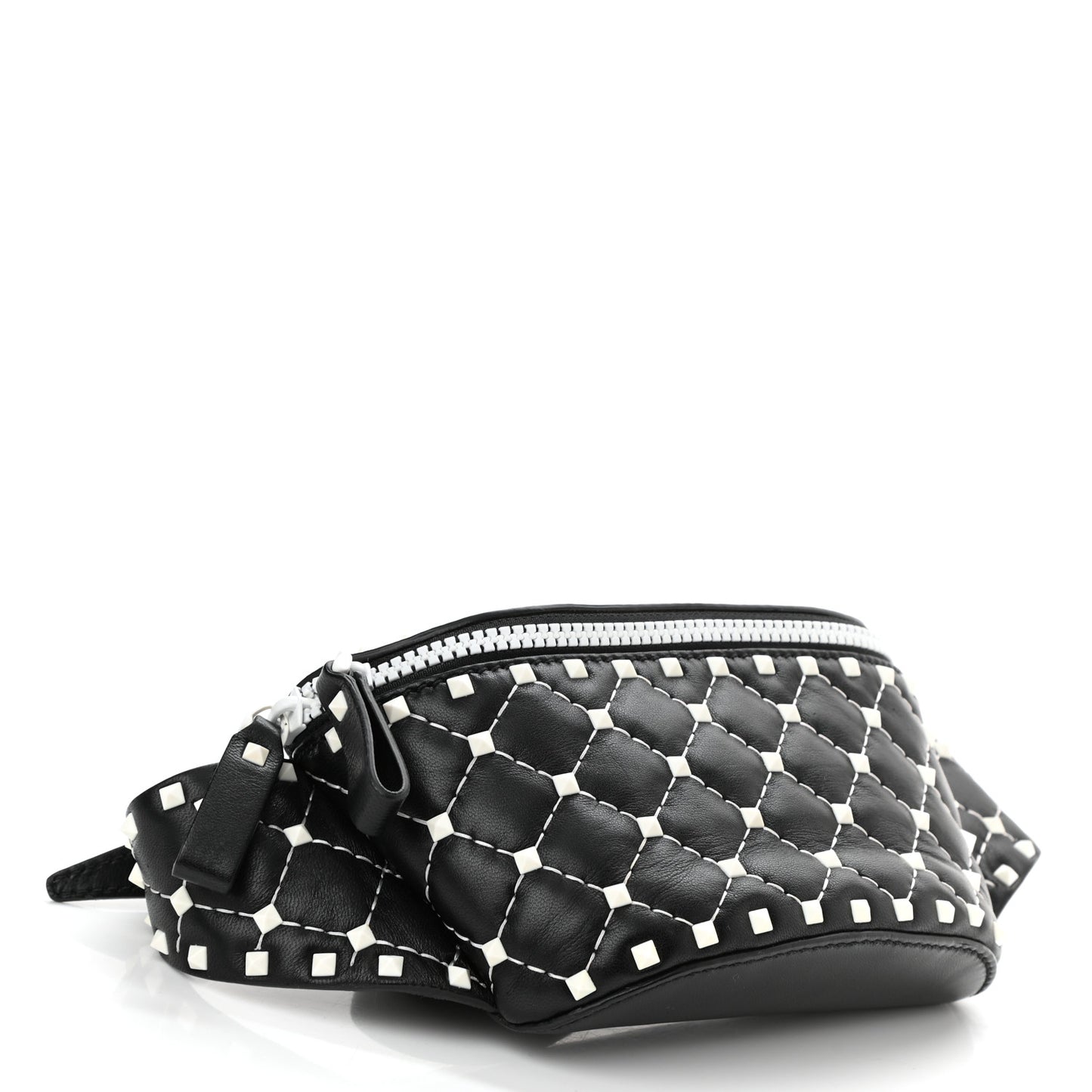 Nappa Free Rockstud Spike Belt Bag Black