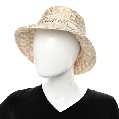Christian Dior Oblique Bucket Hat 56 Beige 2 of 9