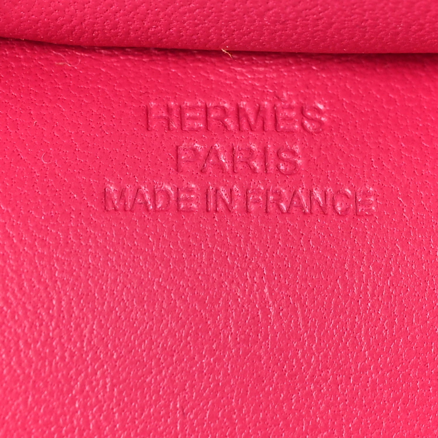 Hermes Milo Lambskin Grigri Rodeo Horse Bag Charm GM Rose Mexico 4 of 4