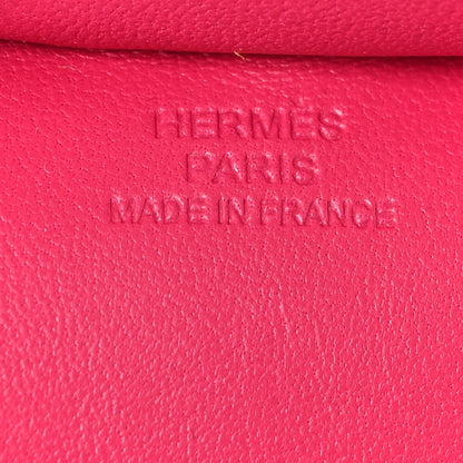 Hermes Milo Lambskin Grigri Rodeo Horse Bag Charm GM Rose Mexico 4 of 4