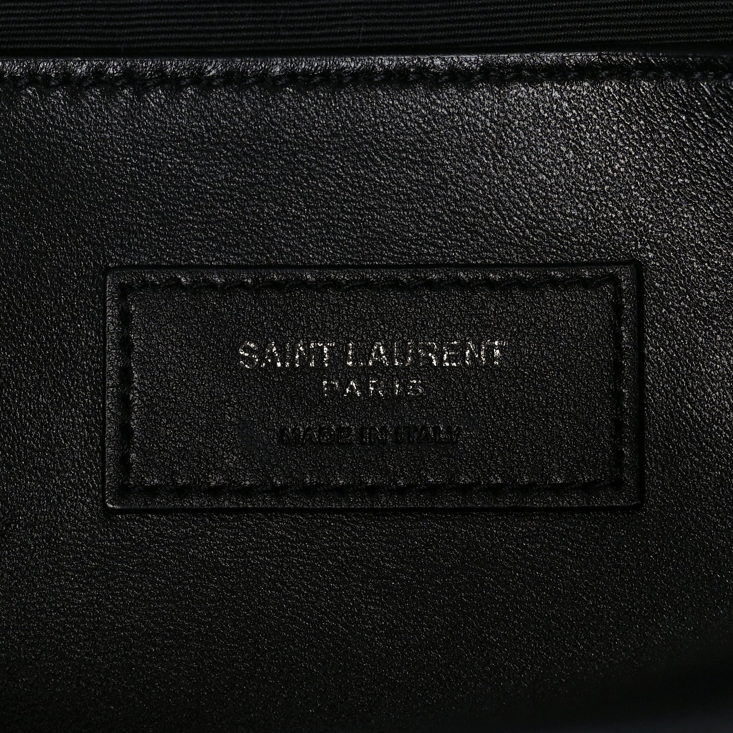 Grain De Poudre Medium West Hollywood Monogram Fold-Over Black