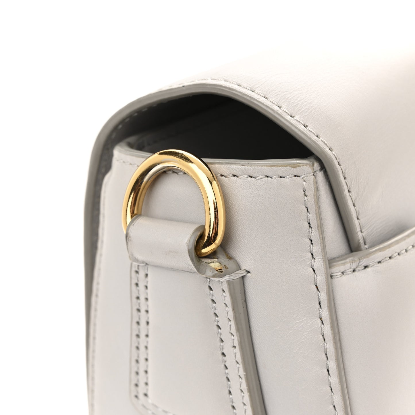 Calfskin Small Lia Sling Sweatshirt  Pale Gold Hardware