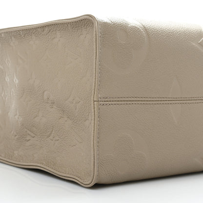 Louis Vuitton Empreinte Monogram Giant Onthego MM Tourterelle 7 of 8