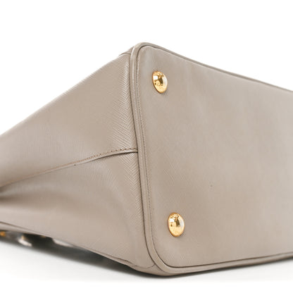 Prada Saffiano Lux Small Tote Argilla 8 of 9