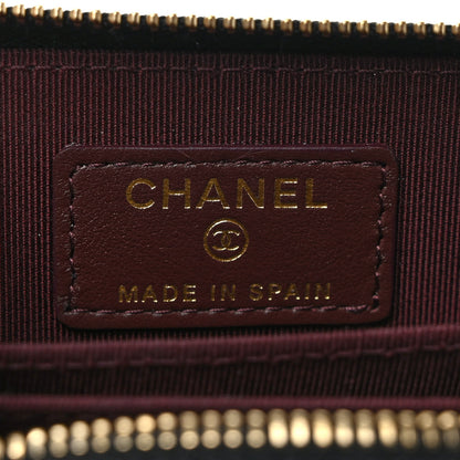 Chanel Caviar Quilted Zip Coin Purse Black 6 of 7