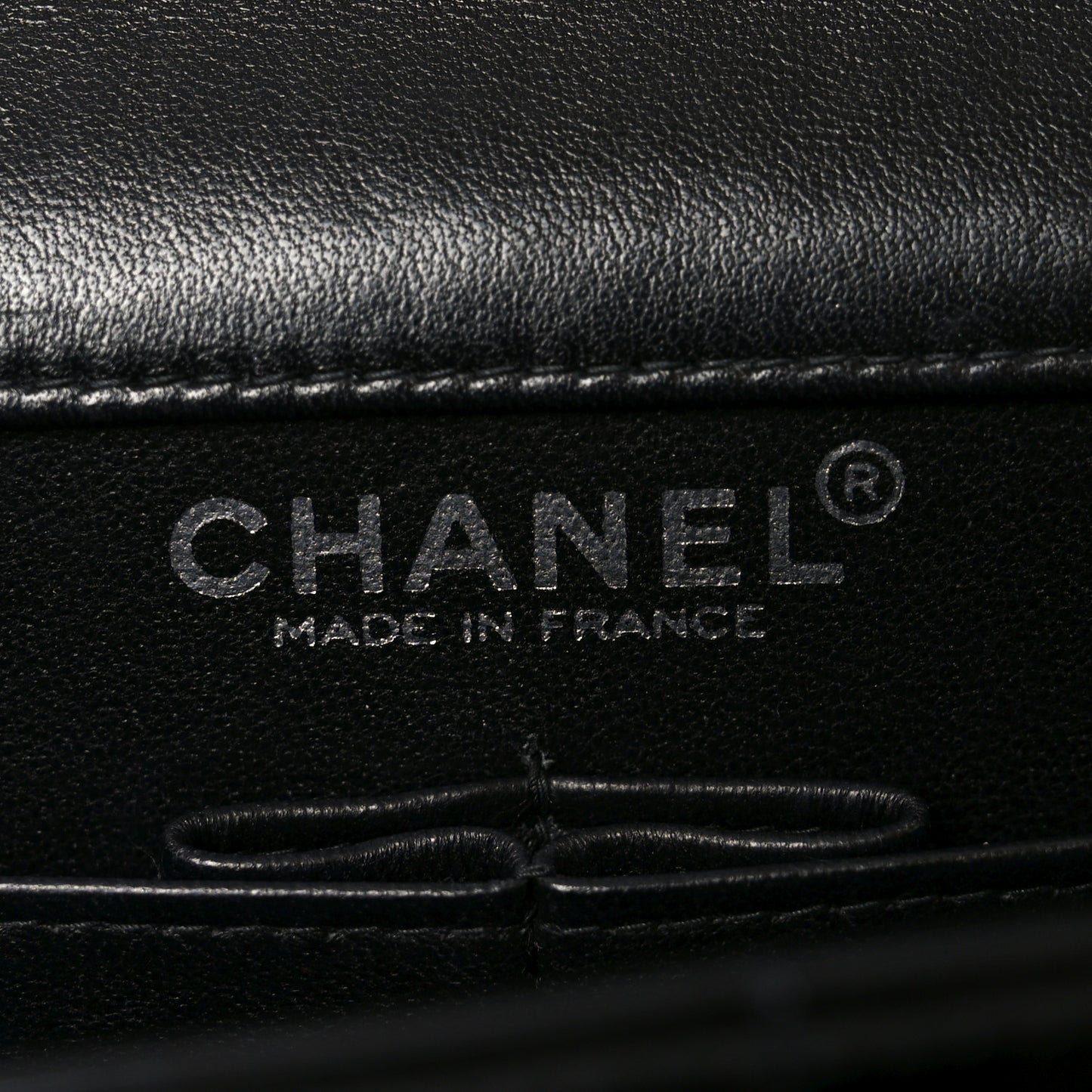 Patent Chocolate Bar Chain Clutch Black