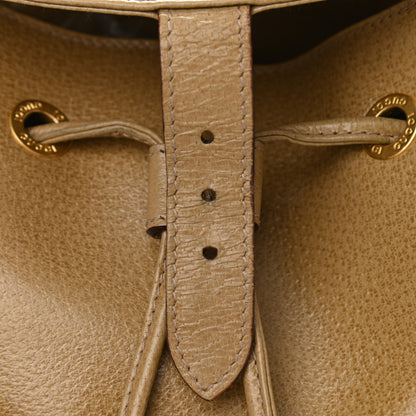 Gucci Calfskin Bamboo Backpack Beige 12 of 14
