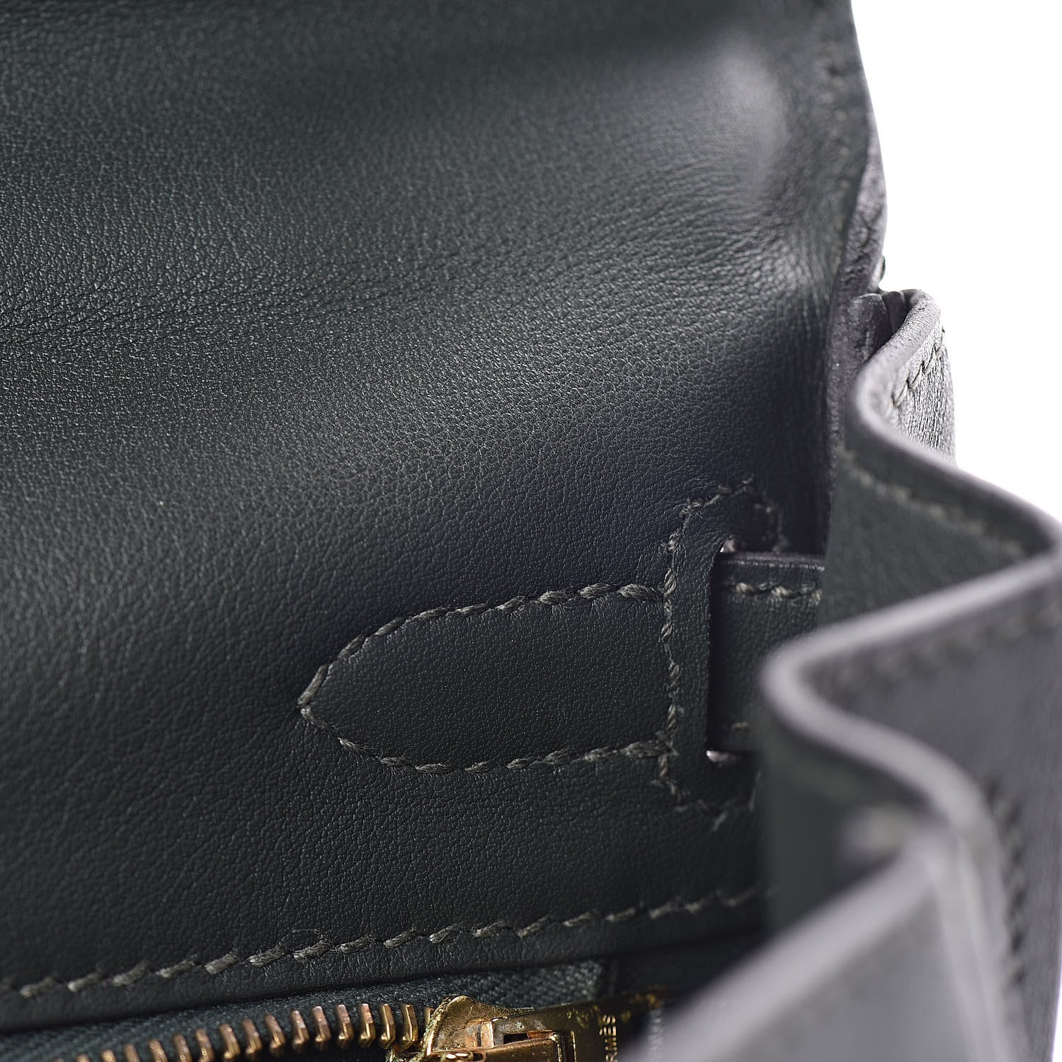 Hermes Swift Kelly Retourne 25 Vert Fonce 15 of 34