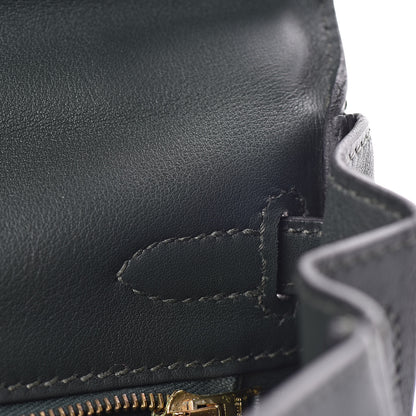 Hermes Swift Kelly Retourne 25 Vert Fonce 15 of 34