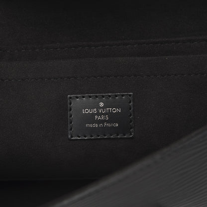Louis Vuitton Epi Montaigne Clutch Black 6 of 8