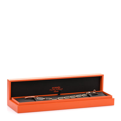 Hermes 18K Rose Gold Diamond Pave PM Kelly Chaine Bracelet SH 2 of 4