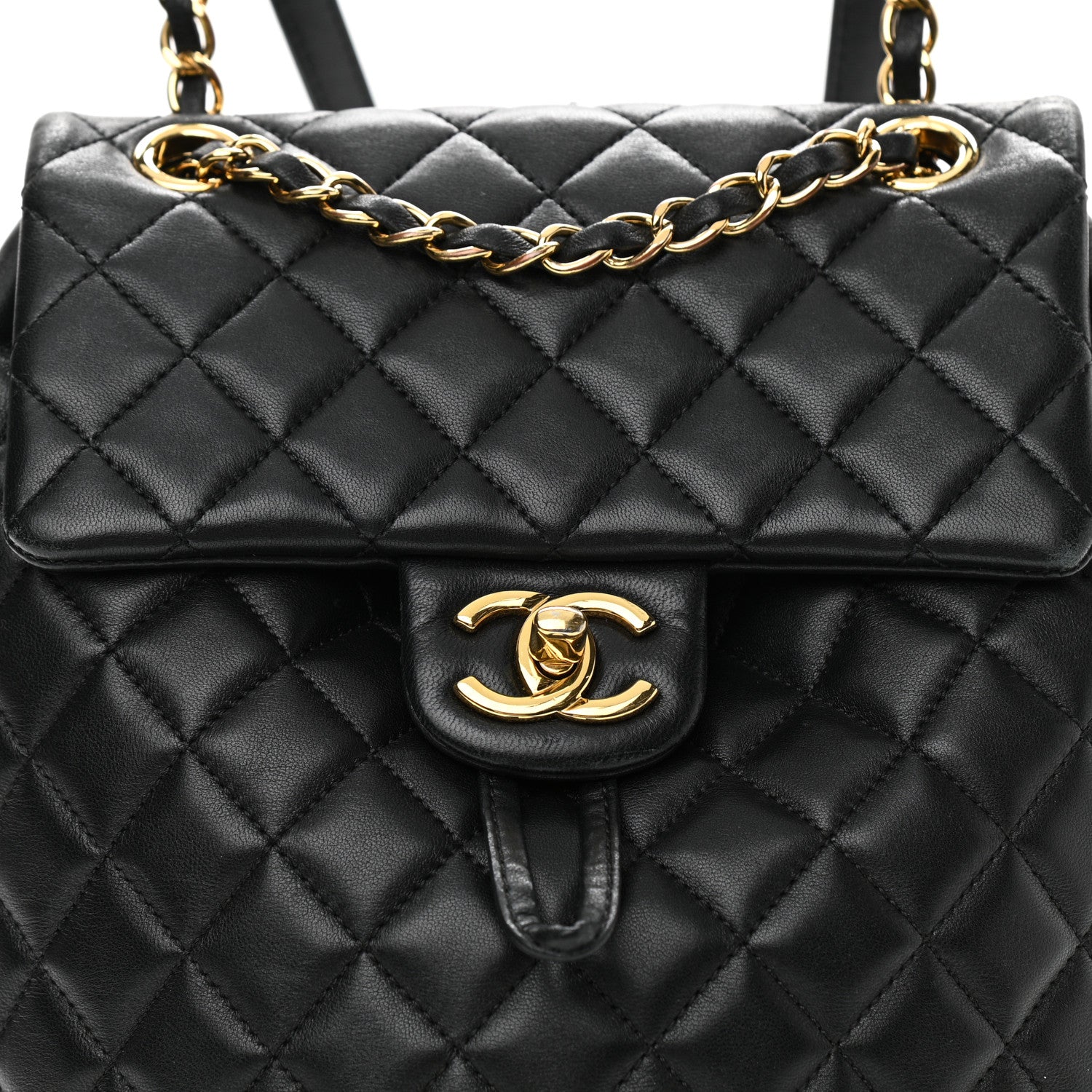 Chanel Lambskin Quilted Small Urban Spirit Backpack Black 8 of 11