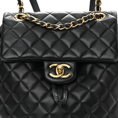 Chanel Lambskin Quilted Small Urban Spirit Backpack Black 8 of 11