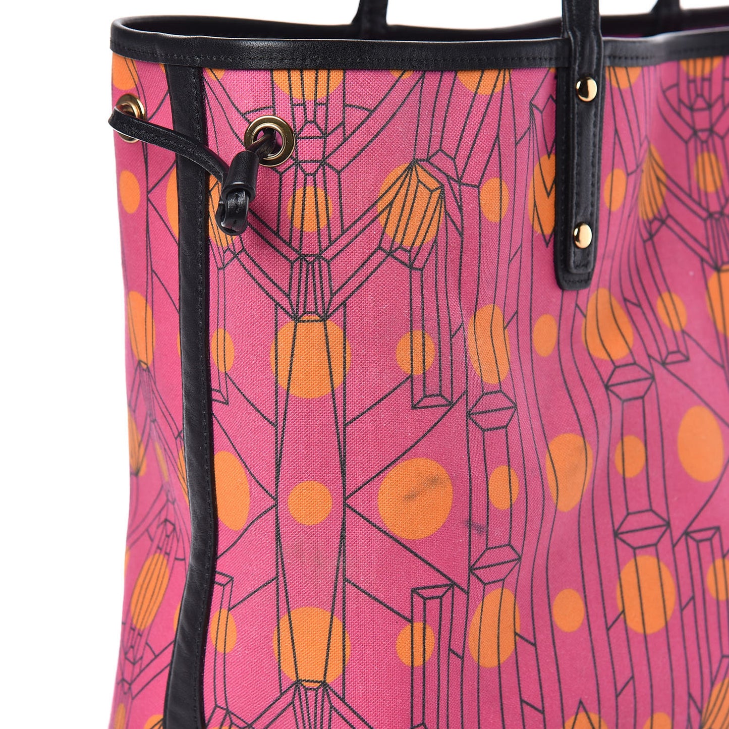 Visetos Medium Reversible Liz Shopper Tote Pink