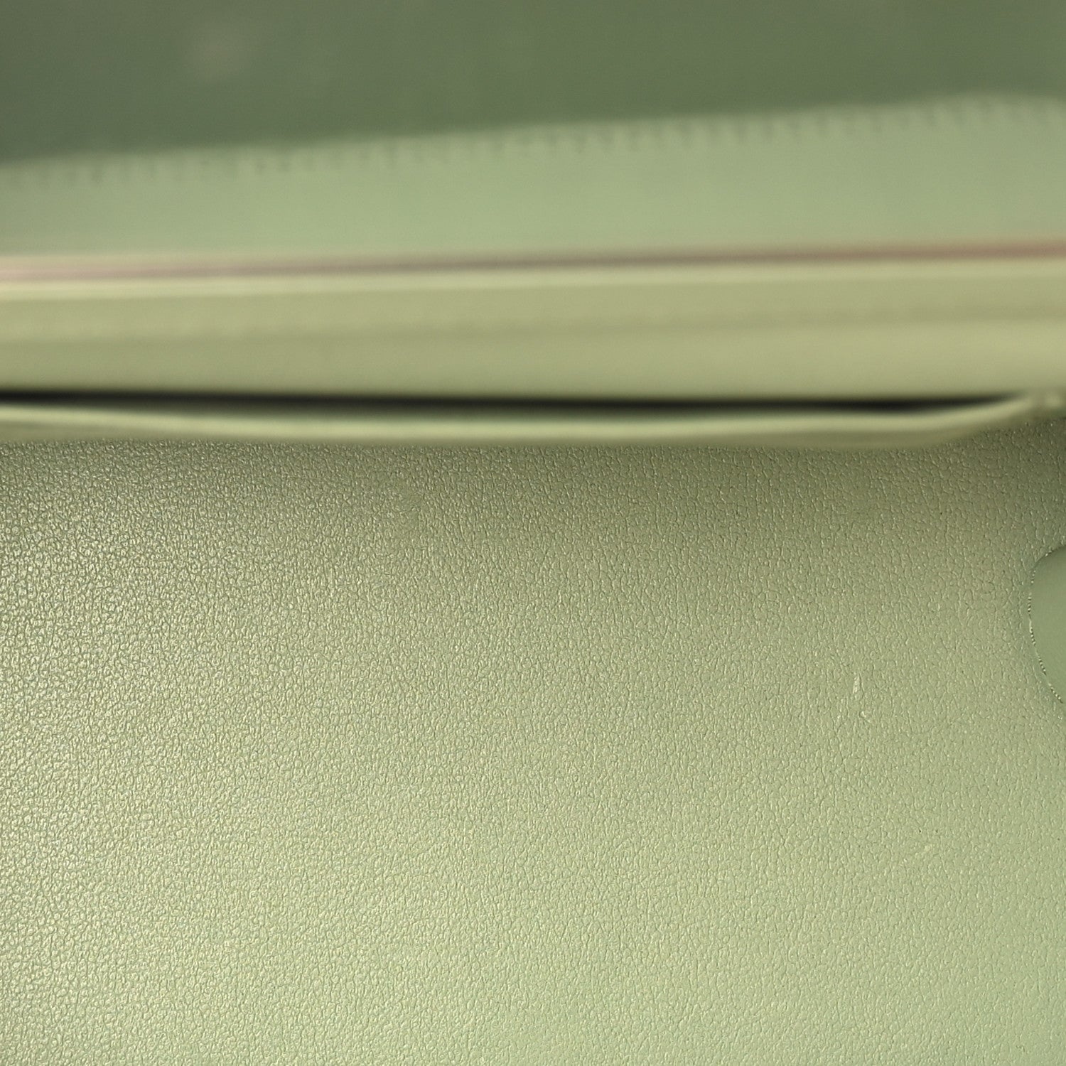 Chanel Lambskin Quilted Small Top Handle Vanity Case With Chain Lilac Light Green 5 of 10