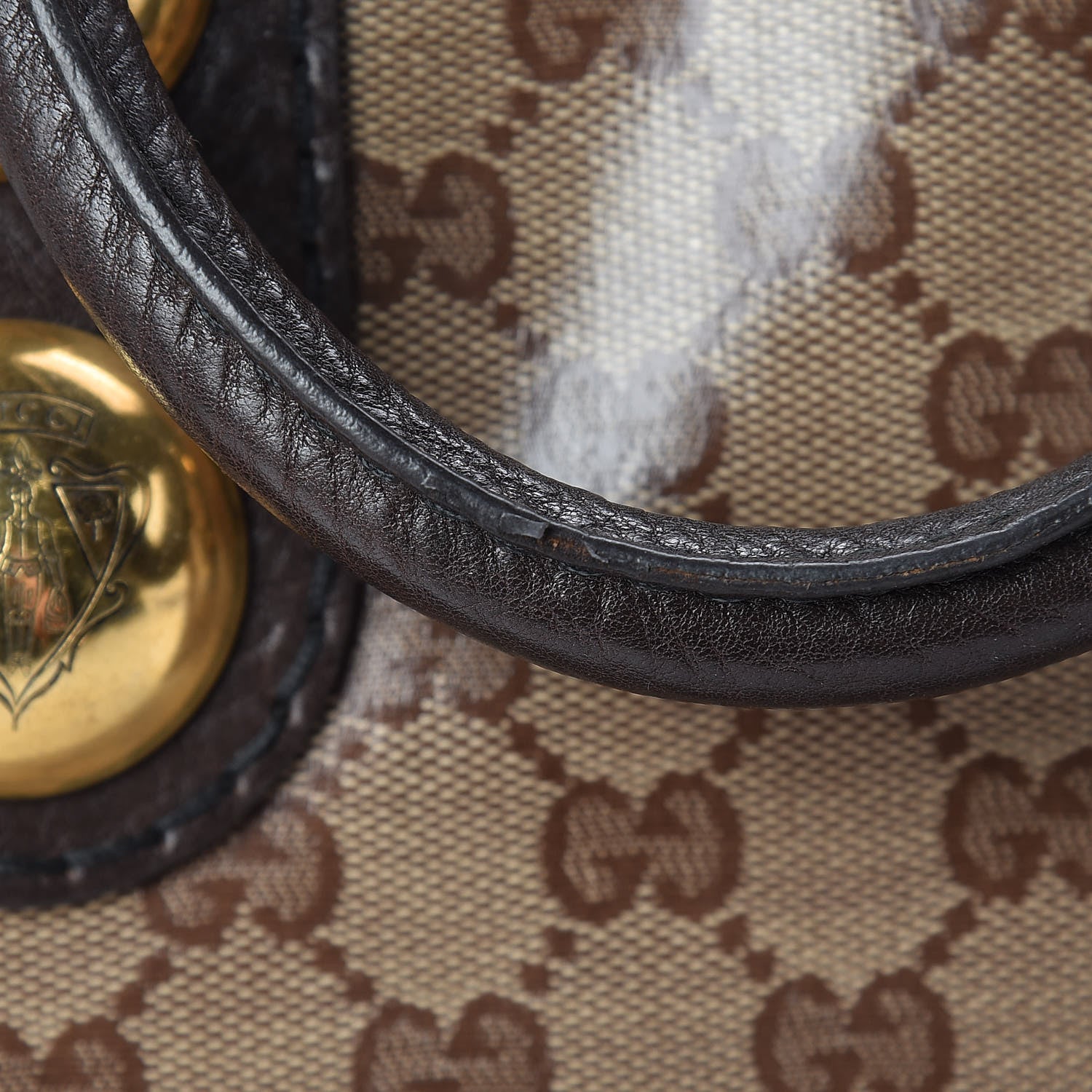 Gucci Crystal Monogram Fable Embroidered Large Babouska Boston Beige 14 of 20
