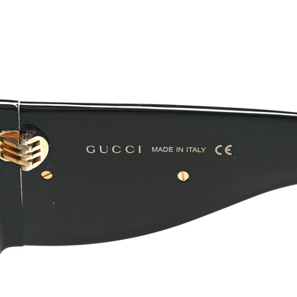 Gucci Oversized Aviator Sunglasses GG0152S Black 5 of 7