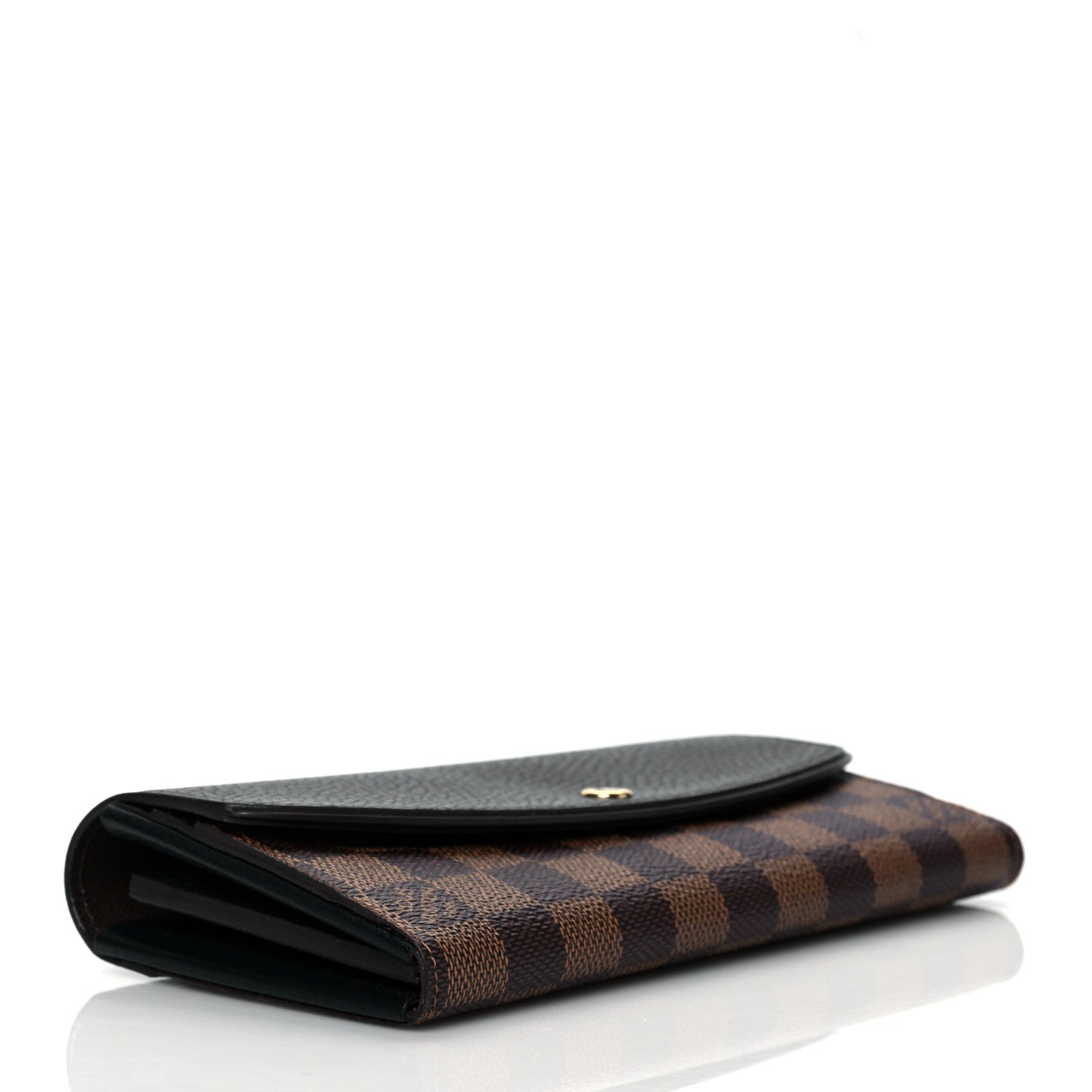 Louis Vuitton Damier Ebene Normandy Wallet Black 4 of 7