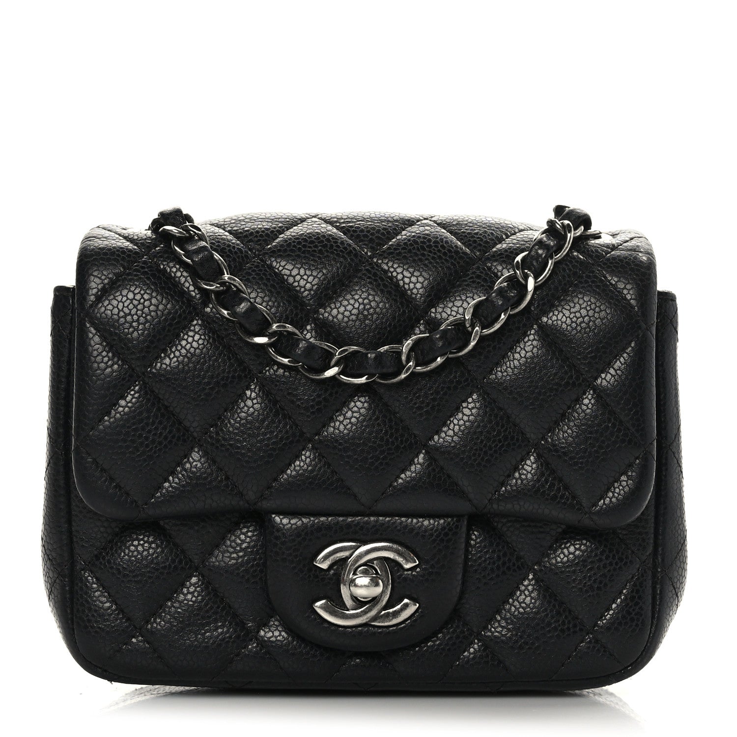 Chanel Caviar Quilted Mini Square Flap Black 1 of 10