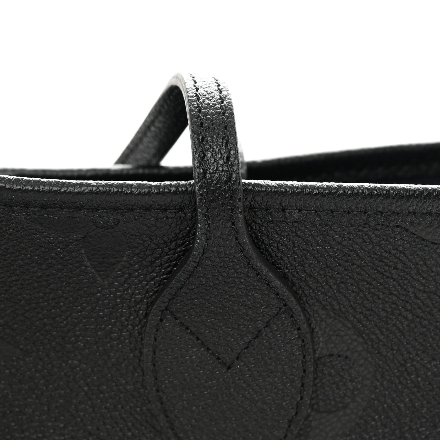 Louis Vuitton Empreinte Monogram Giant Neverfull MM Black 12 of 13