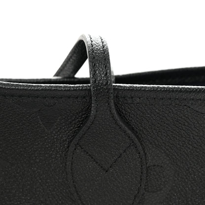 Louis Vuitton Empreinte Monogram Giant Neverfull MM Black 12 of 13