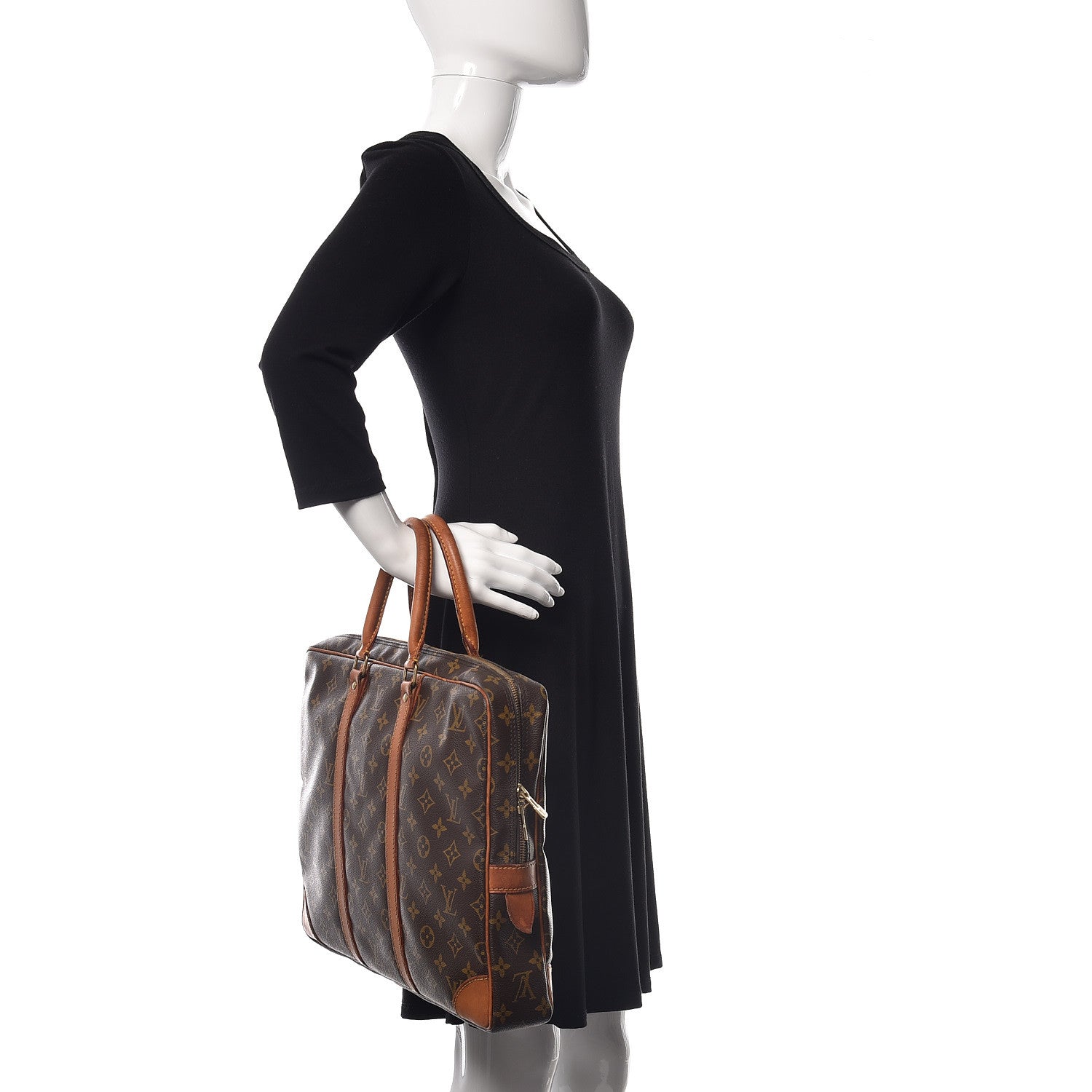 Louis Vuitton Monogram Porte-Documents Voyage Briefcase 2 of 31