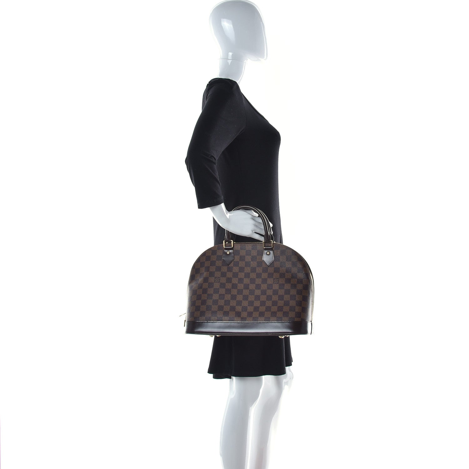 Louis Vuitton Damier Ebene Alma MM 3 of 11