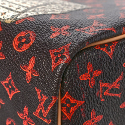 Louis Vuitton Catogram Speedy Bandouliere 30 Marron 16 of 16
