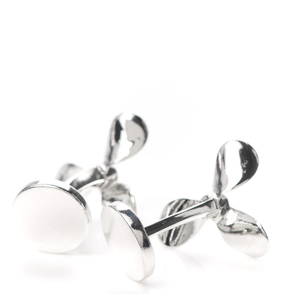 Tiffany Sterling Silver Propeller Cufflinks 3 of 4