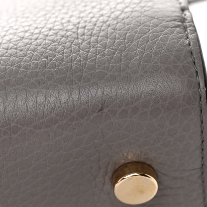 Christian Dior Bullcalf Medium Diorever Flap Meteorite Grey 12 of 13