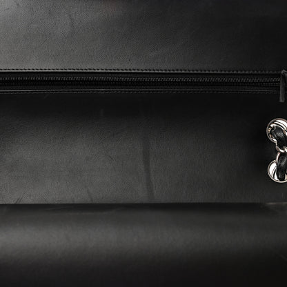 Chanel Lambskin Quilted Jumbo Double Flap Black 13 of 20