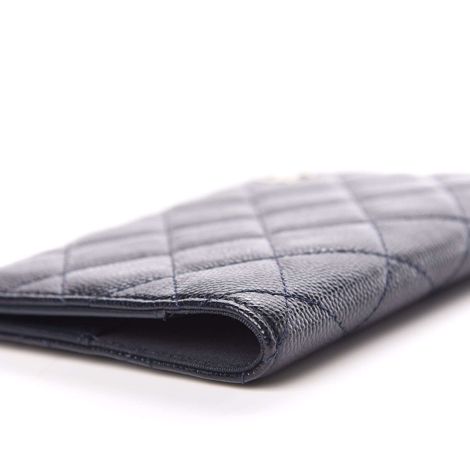 Chanel Caviar Quilted Passport Holder Navy 11 of 12