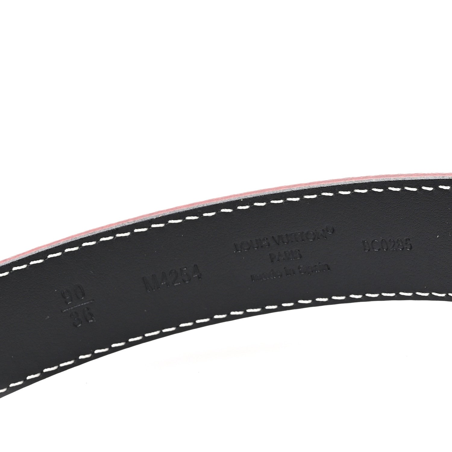 Louis Vuitton LV Dust 25mm Belt 90 36 Cognac Brown 3 of 5