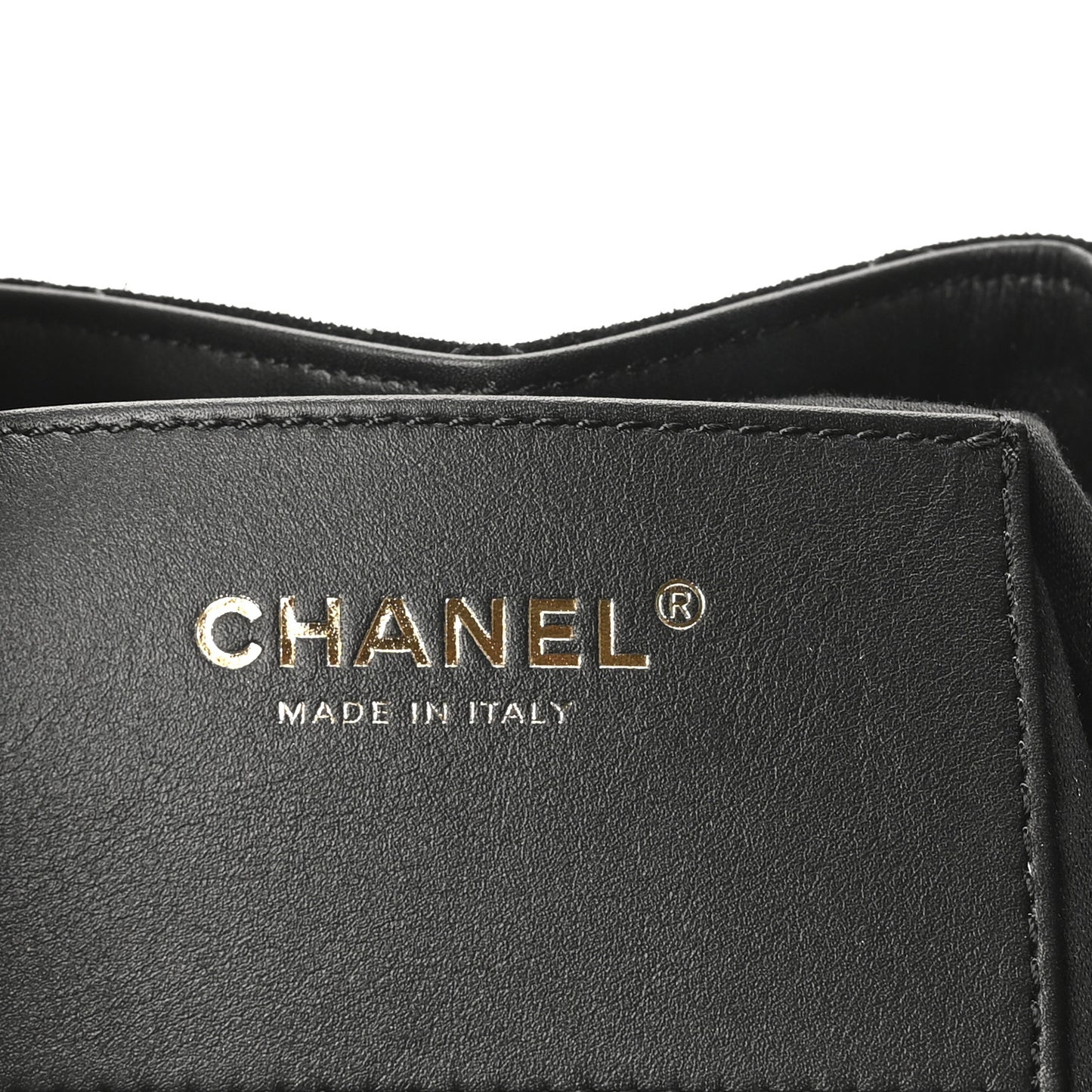 Suede Quilted Small Chanel 25 Handbag Black