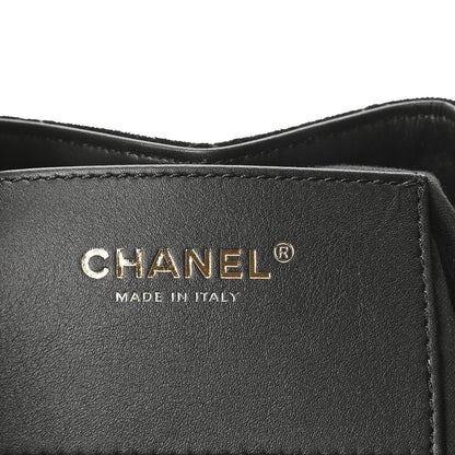 Chanel Suede Quilted Small Chanel 25 Handbag Black 6 of 11