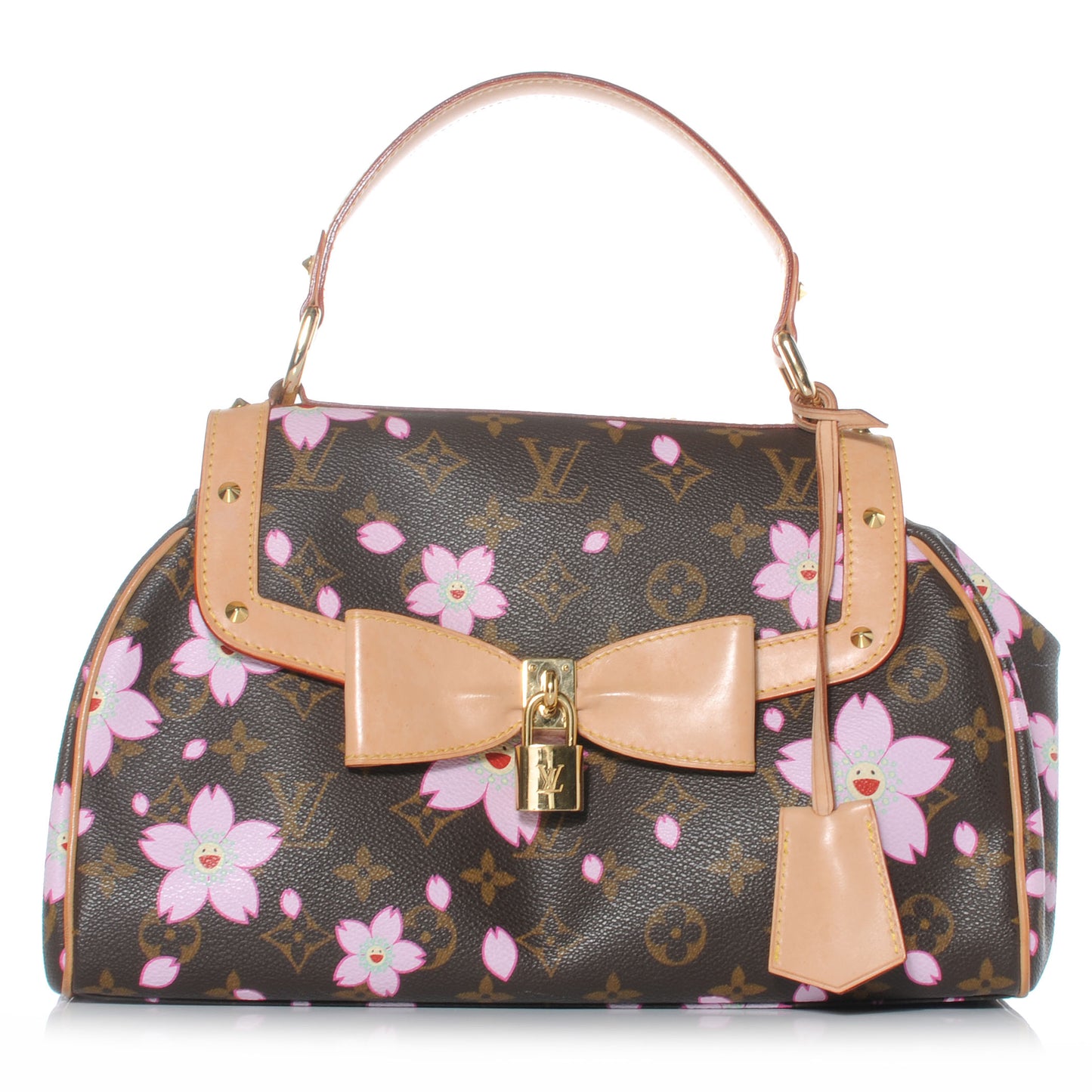 Monogram Cherry Blossom Sac Retro Bag Brown