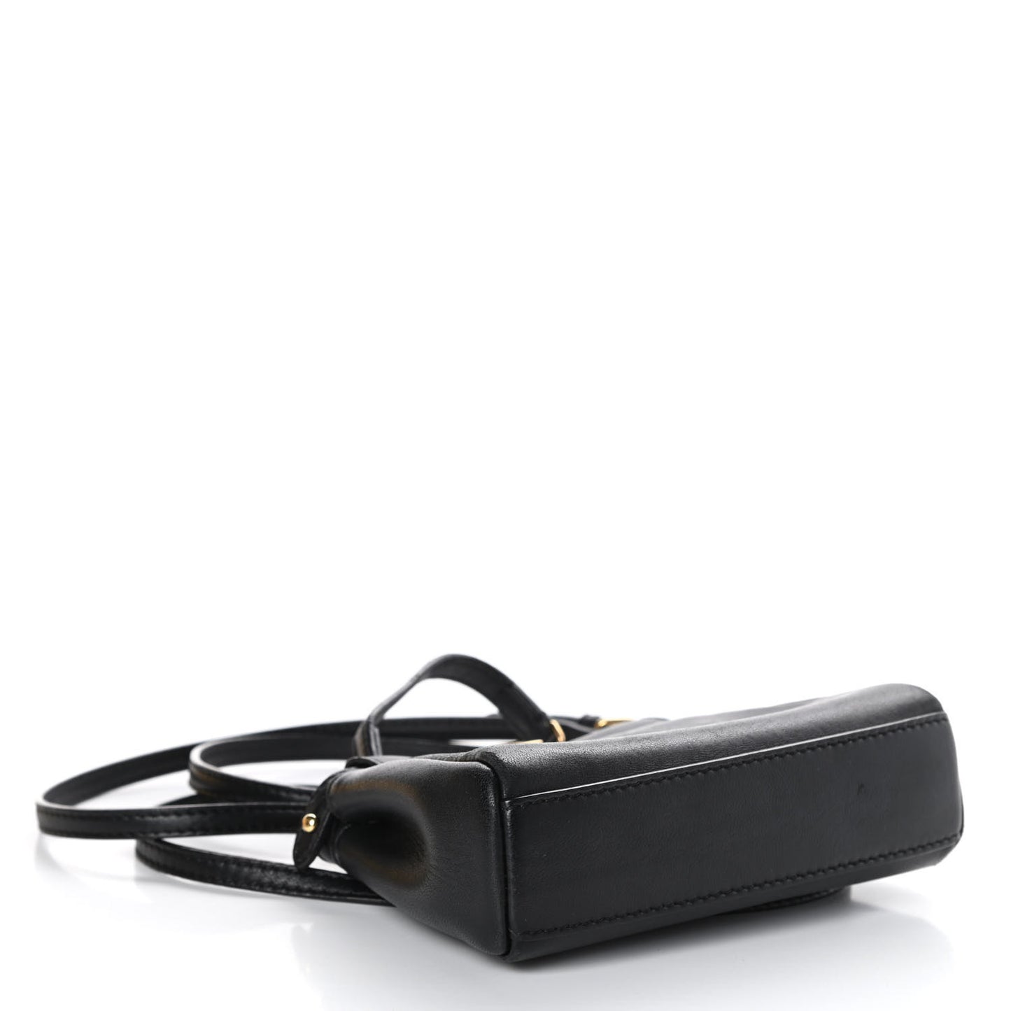 Nappa Micro Peekaboo Iconic Satchel Black