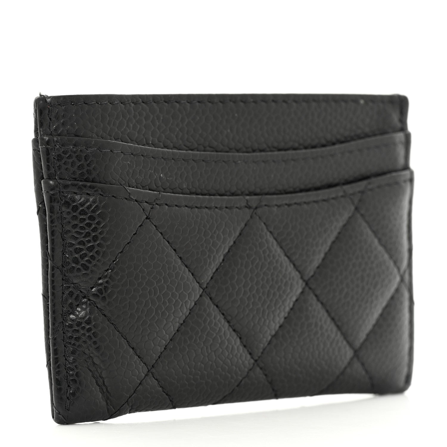 Chanel Caviar Quilted Card Holder Black 2 of 8