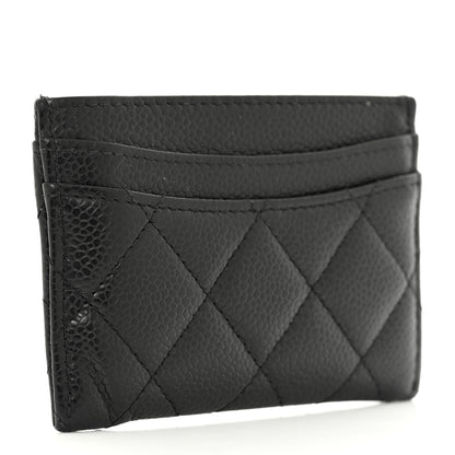 Chanel Caviar Quilted Card Holder Black 2 of 8