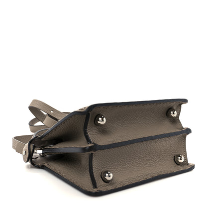 Fendi Cuoio Romano Selleria Mini Peekaboo I SEE U Iconic Satchel Fettuccia 6 of 19