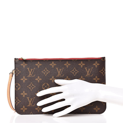 Louis Vuitton Monogram Neverfull MM GM Pochette Cherry 2 of 8