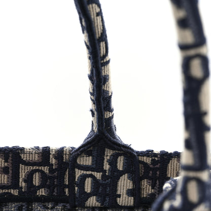 Christian Dior Oblique Medium Book Tote Blue Multicolor 11 of 12