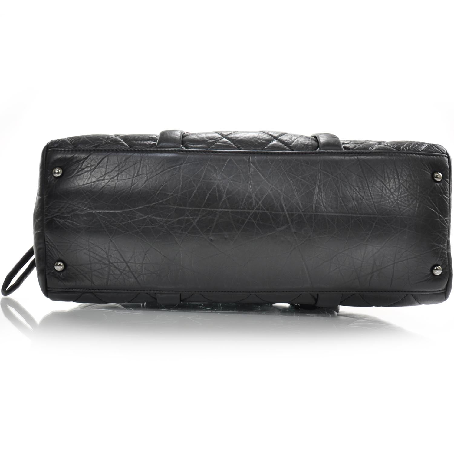 Chanel Ligne Large Duffel Bag Black 5 of 9