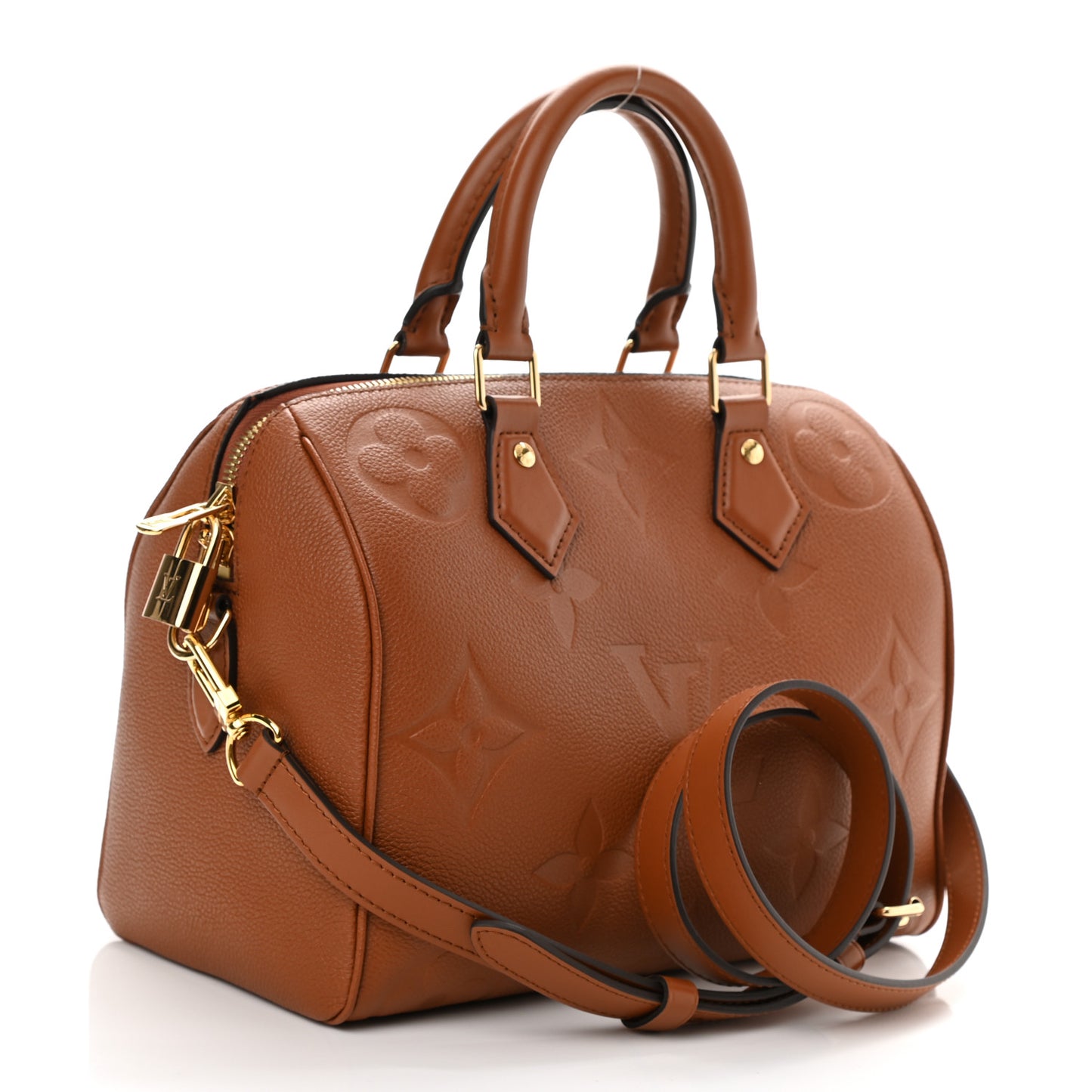 Empreinte Monogram Giant Speedy Bandouliere 25 Cognac