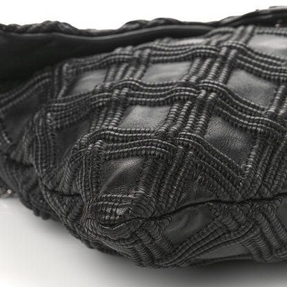 Chanel Lambskin Stitched Large Walk Of Fame Flap Black 8 of 9